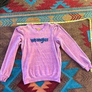 Wrangler Lavender Crewneck Sweatshirt